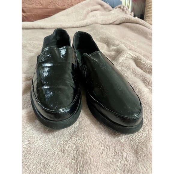 PRADA, WOMEN'S SLIP-ON LOAFERS,  SIZE: EURO-38/ US-7-7.5., USED, VALUE:$690.00 - Picture 1 of 7